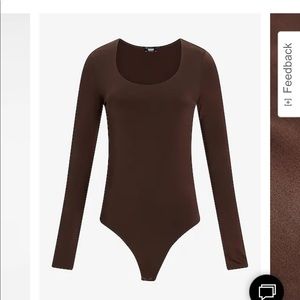 NWT body count our scoop neck thong bodysuit